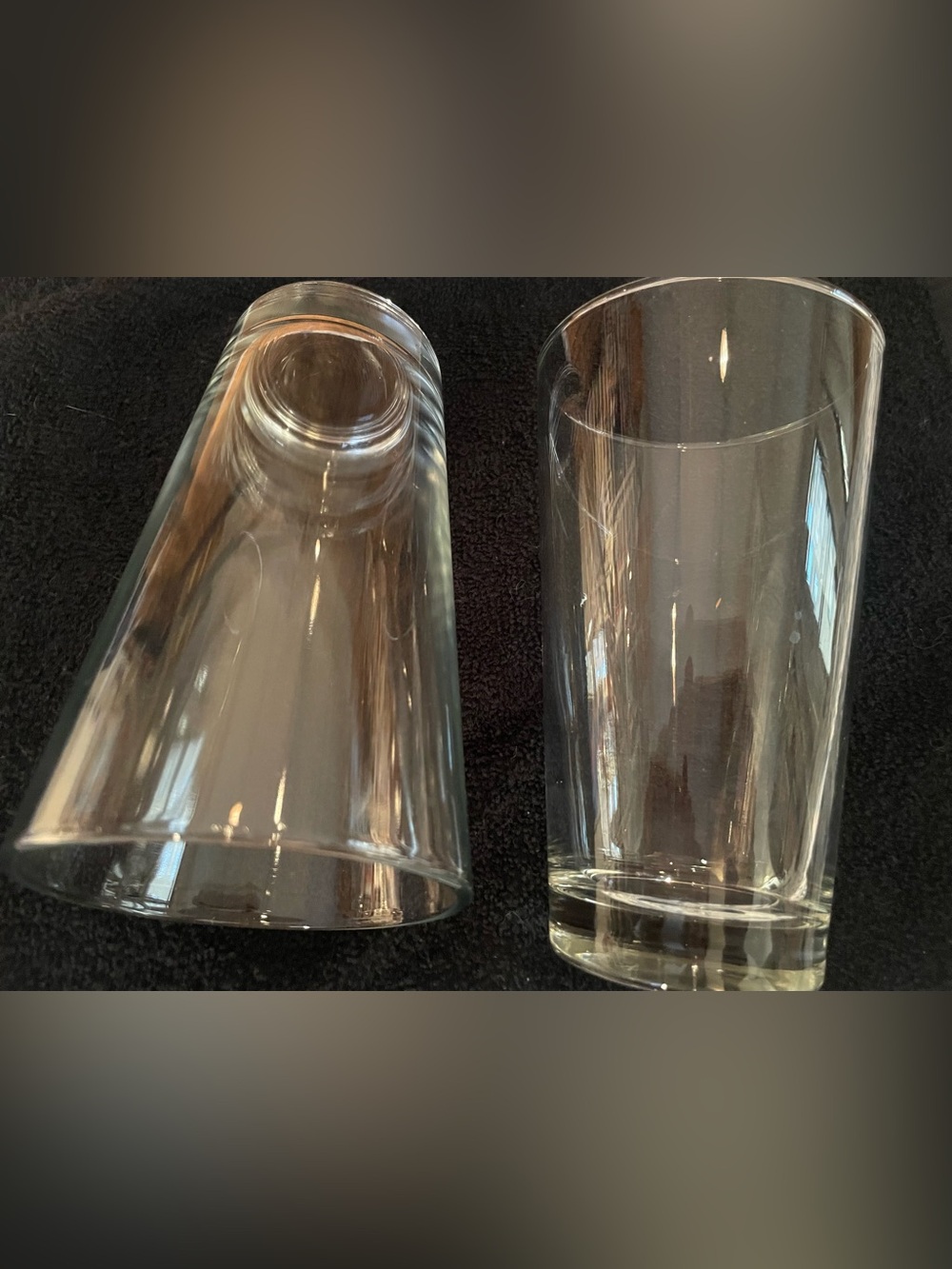 Clear Glass Tumbler Set of 5 - classic everyday pint glasses